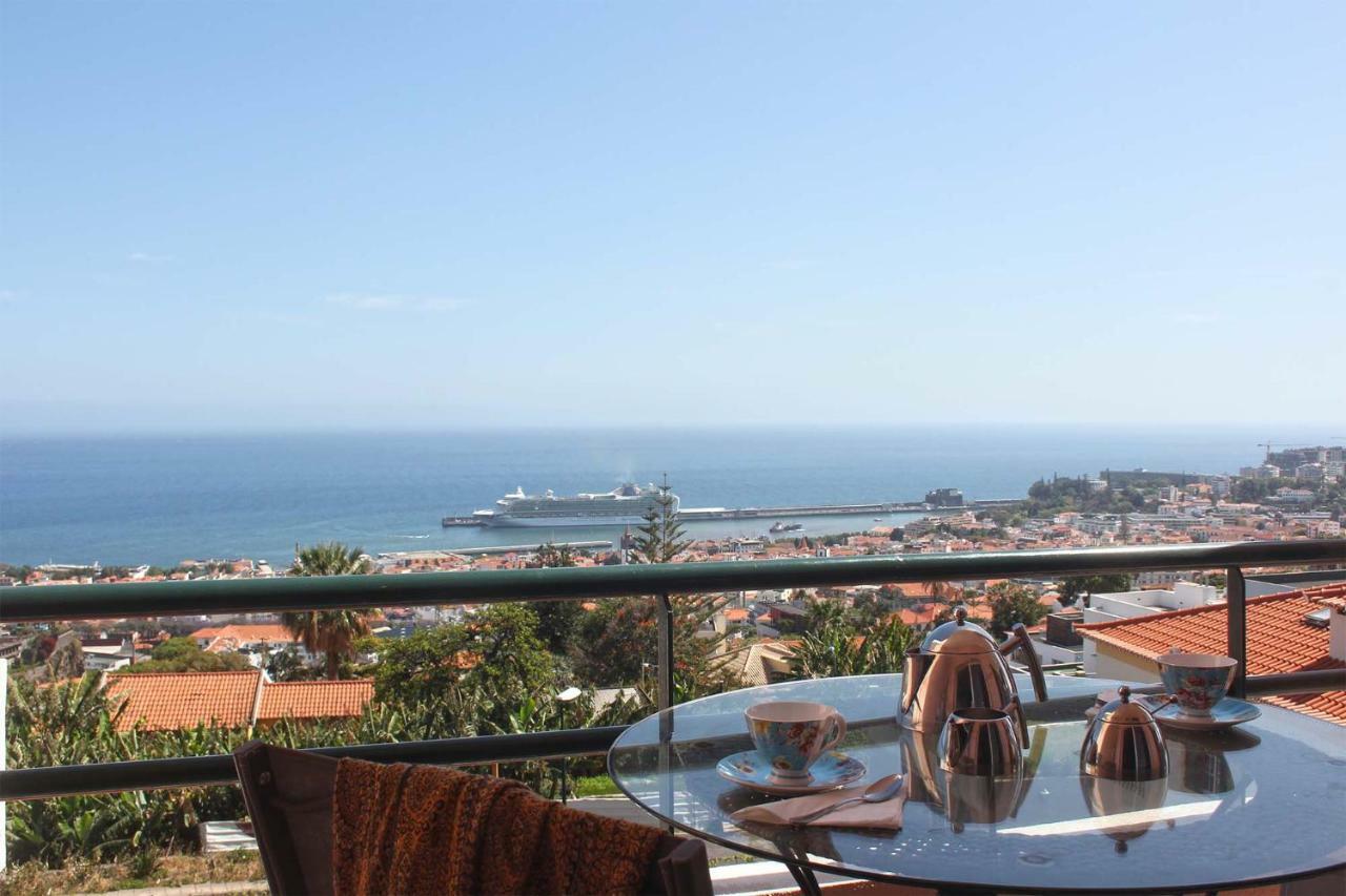 Stylish Apartment With Balcony And Amazing Views Over Funchal And The Sea 외부 사진